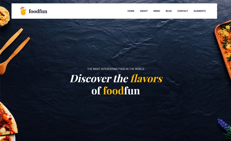 Foodfun – Free Bootstrap 4 HTML5 Restaurant Website Template