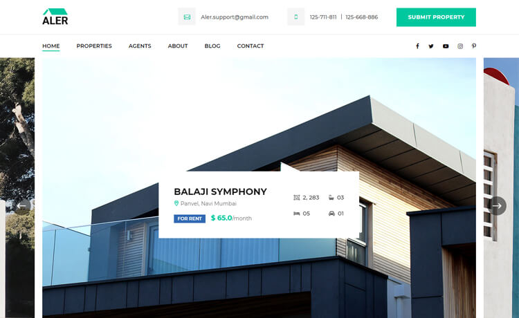 Aler – Free Bootstrap 4 HTML5 Directory Listing Website Template