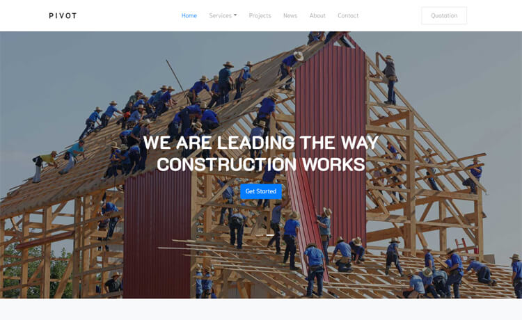 Pivot – Free Bootstrap 4 HTML5 Agency Website Template