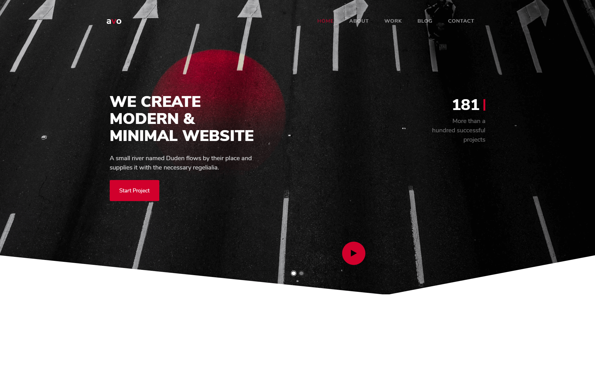 Avo – Free Bootstrap 4 HTML5 Business Portfolio Website Template