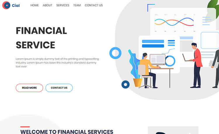 Cial – Free Bootstrap 4 HTML5 Professional Business Website Template