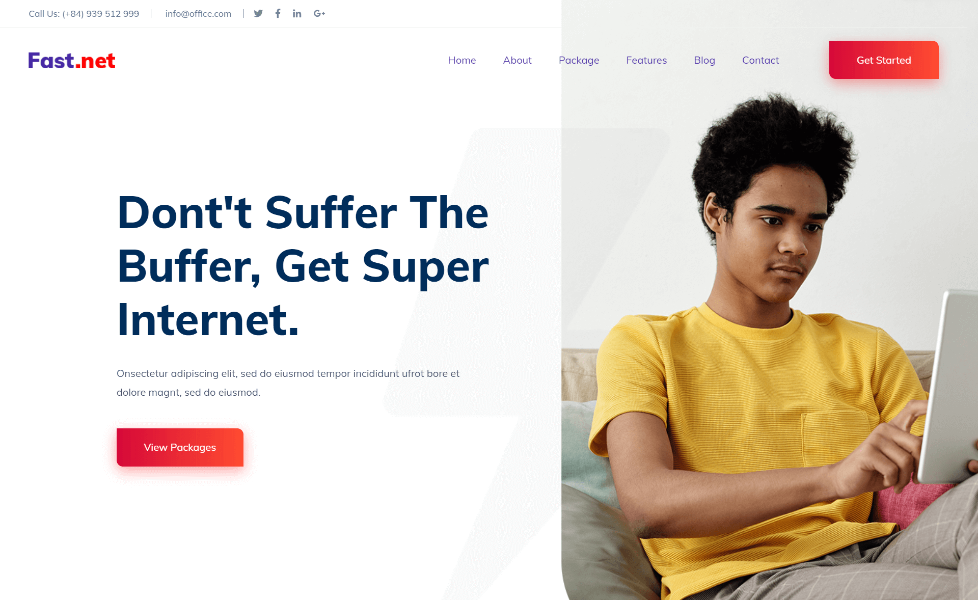 Fastnet – Free Bootstrap 4 HTML5 Creative Business Website Template