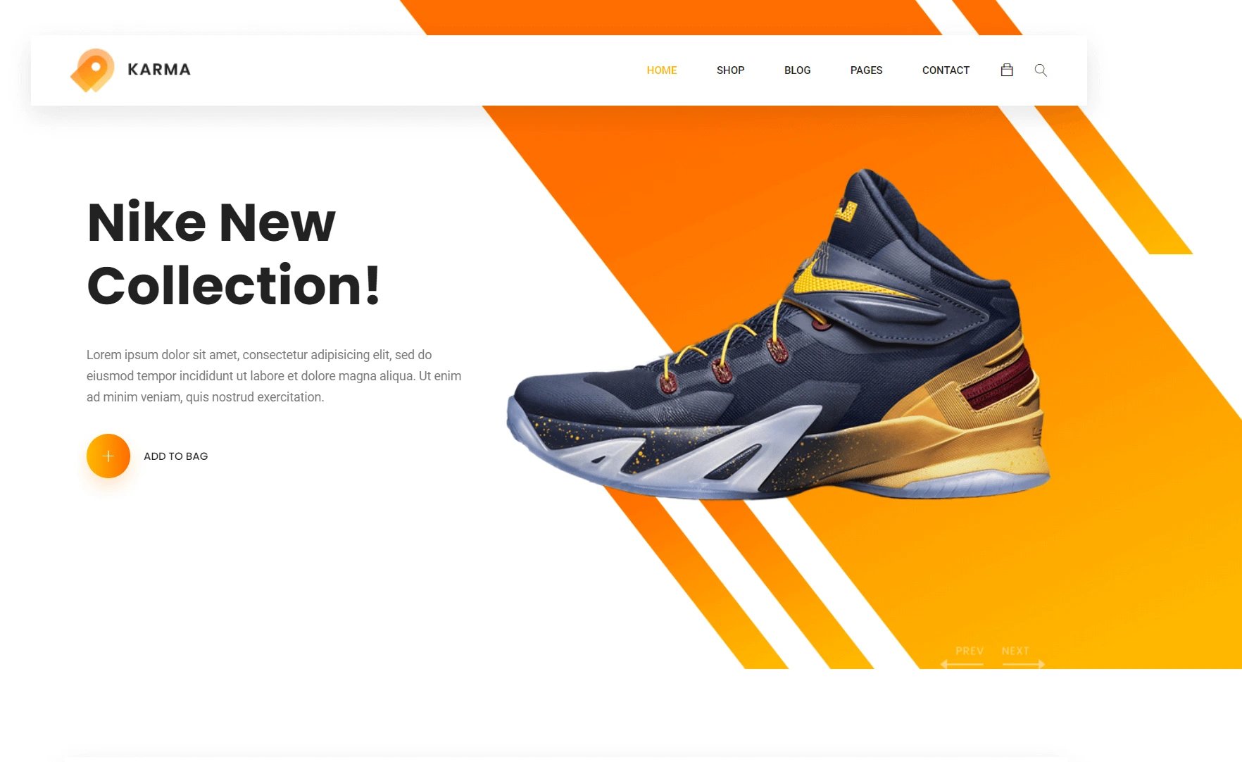 Karma – Free Reponsive Bootstrap 4 HTML5 eCommerce Website Template