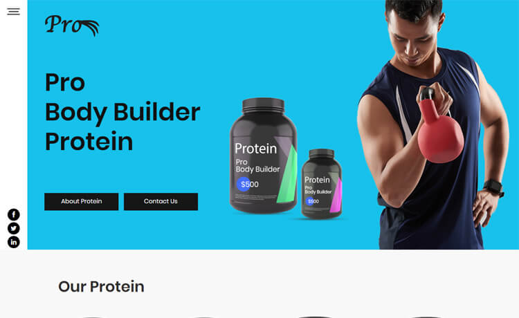 Pro – Free Bootstrap 4 HTML5 Fitness Website Template