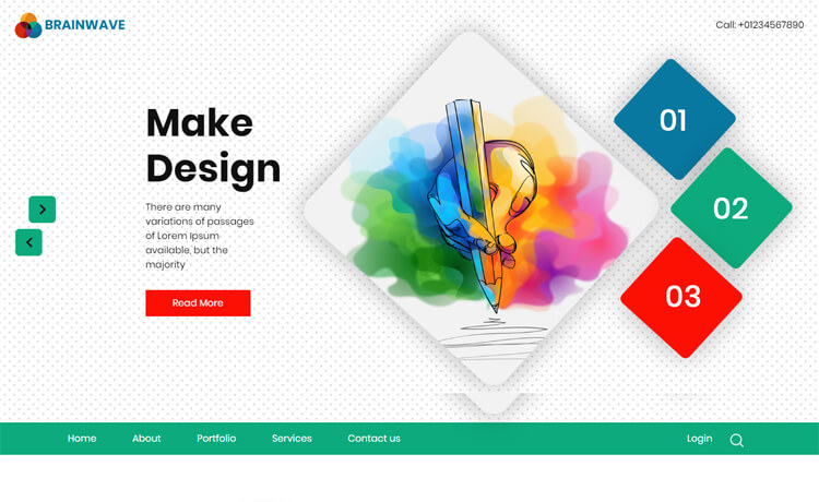 Brainwave – Free Bootstrap 4 HTML5 Agency Website Template
