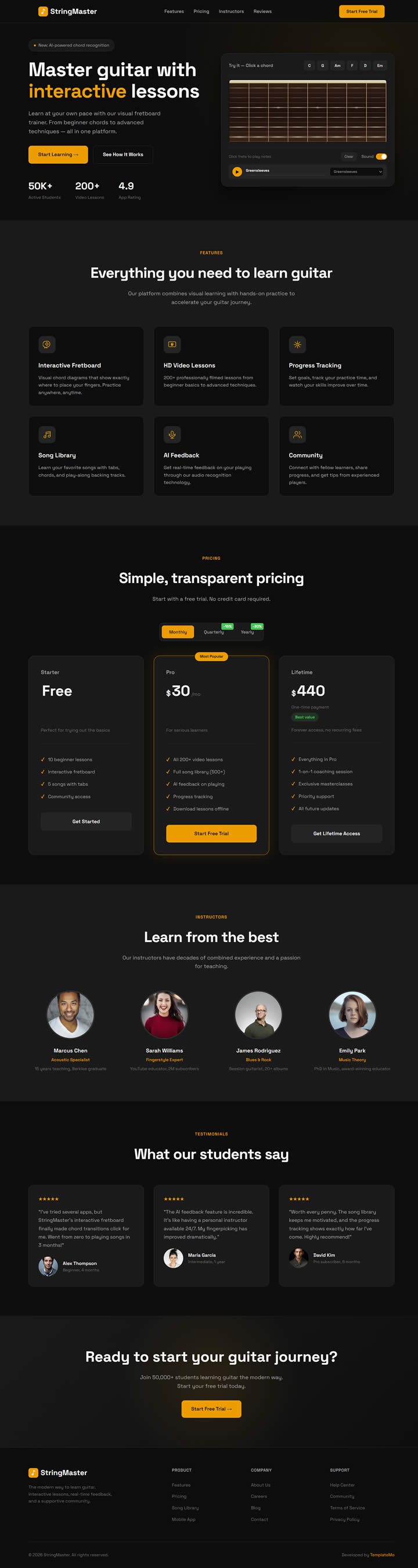 String Master Template