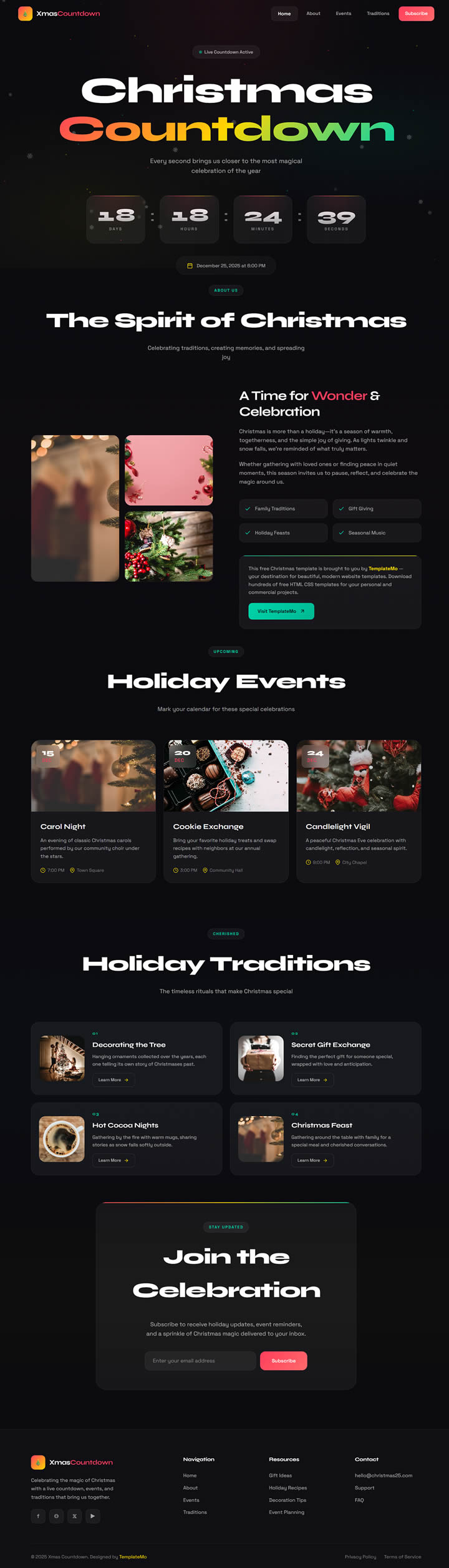 Xmas Countdown Template