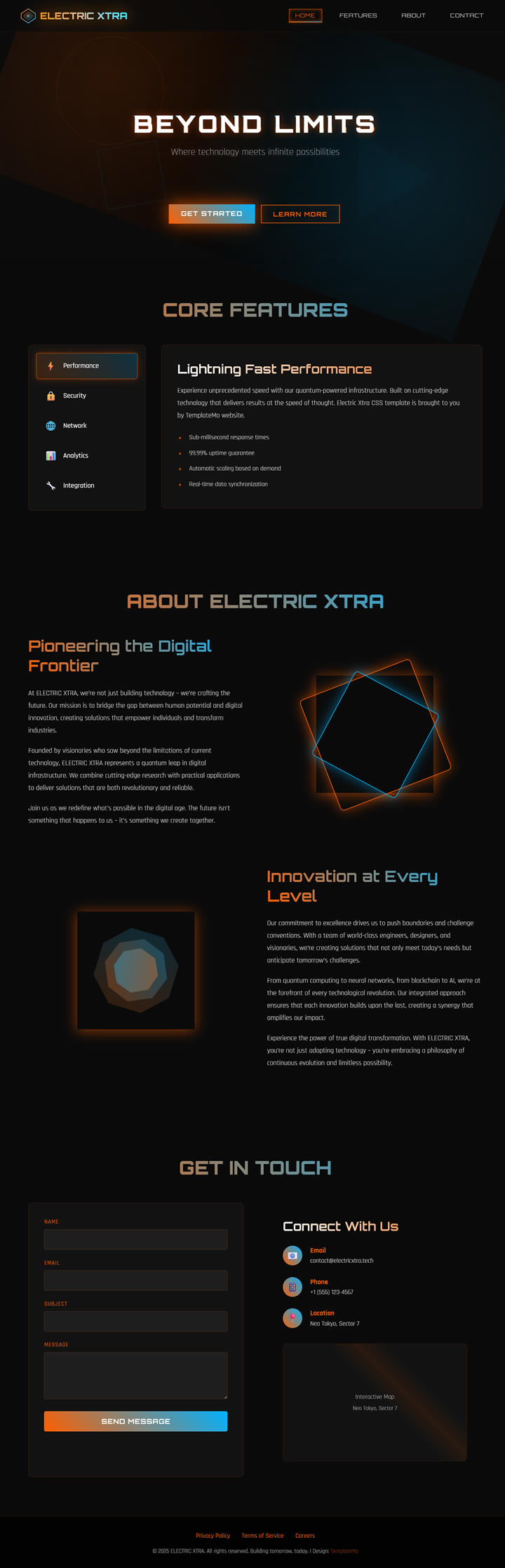 Electric Xtra Template