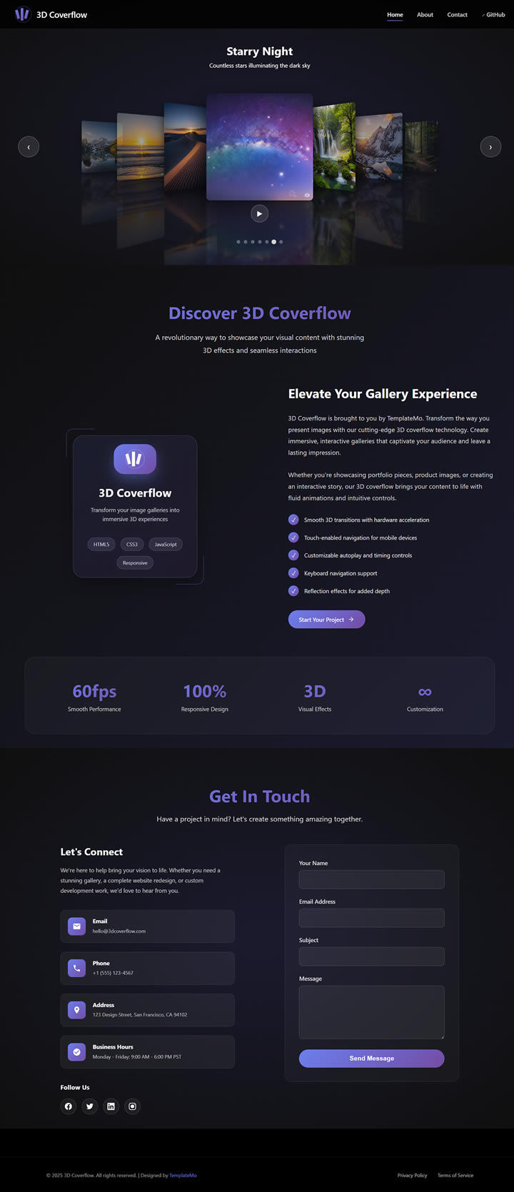 3d Coverflow Template