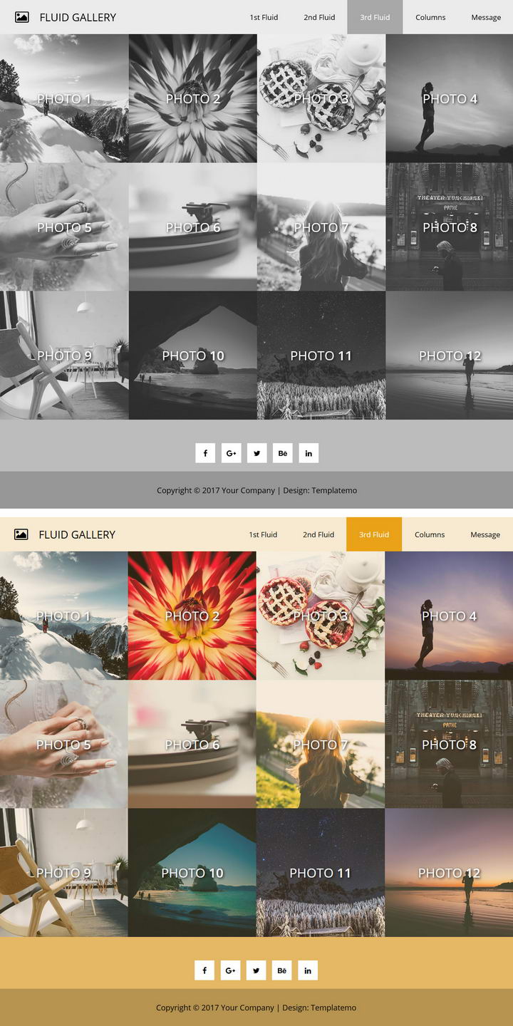 Fluid Gallery Template