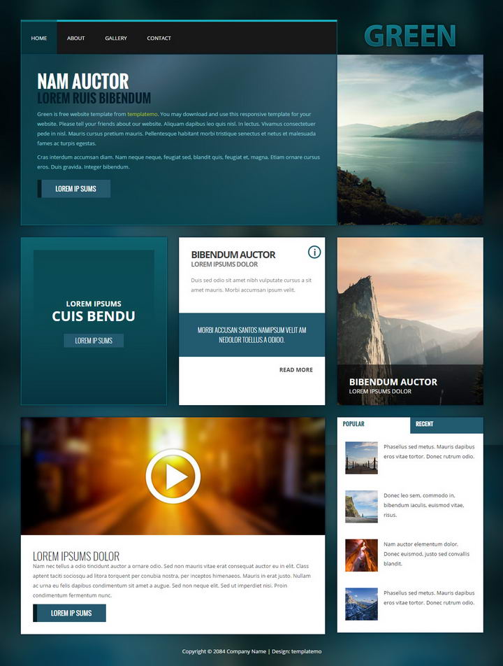 Green Template