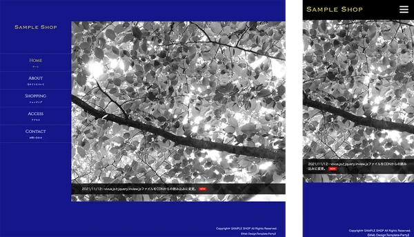 高級ショップ向け tp_shop10_blue