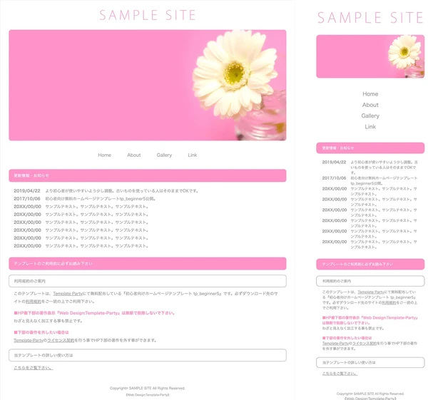 初心者向け tp_beginner5_pink01
