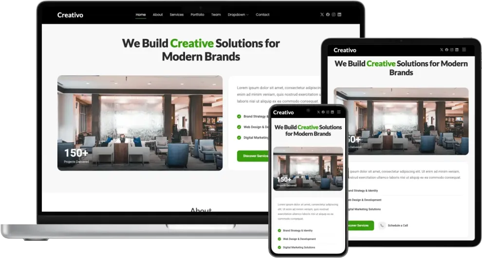Creativo - Agency Template for Creative Studios and Marketing