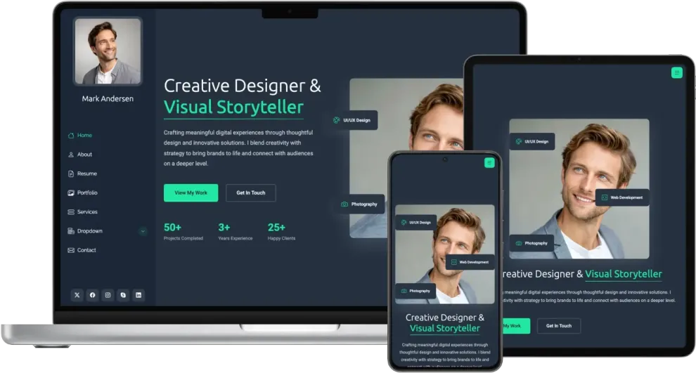 MyPage - Personal Poerfolio Website Template