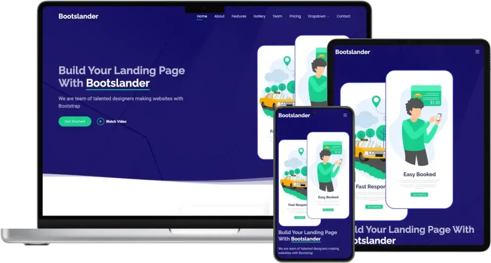 Bootslander - Bootstrap Landing Page Template