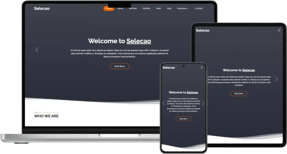 Selecao - Agency Bootstrap Template