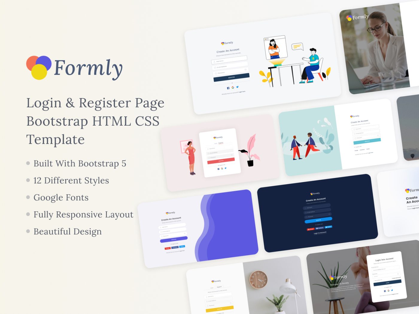 Formly – Login Forms Templates
