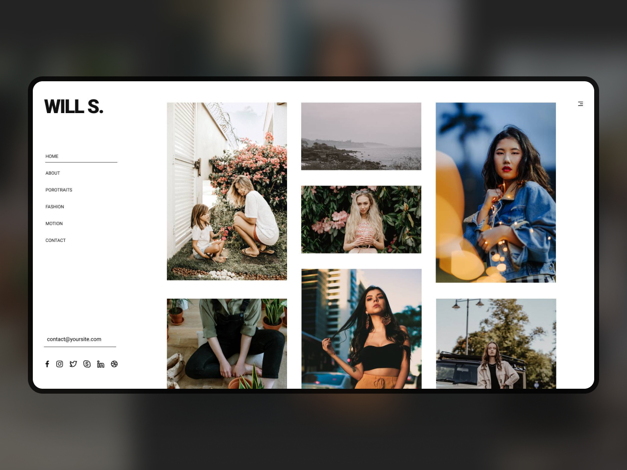 Will – Fashion Photographer Free Bootstrap 5 HTML Website Template