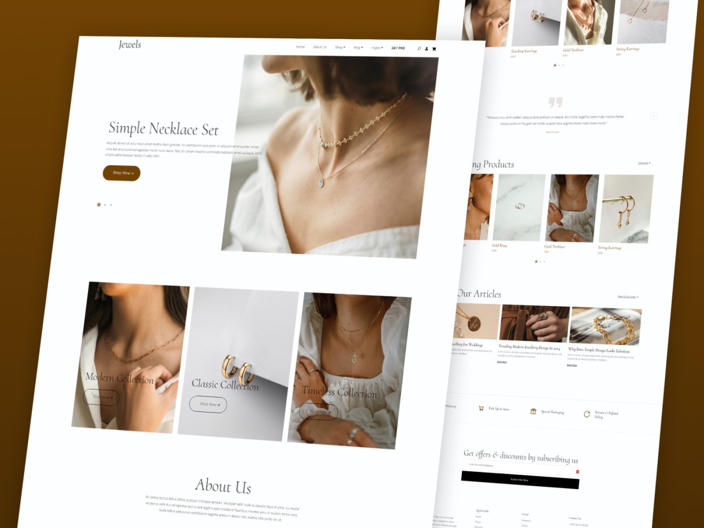 Jewels – Jewellery eCommerce Free Bootstrap 5 HTML CSS Website Template