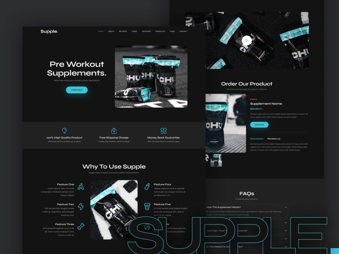 Supple – Supplement Bootstrap 5 HTML CSS Landing Page Template