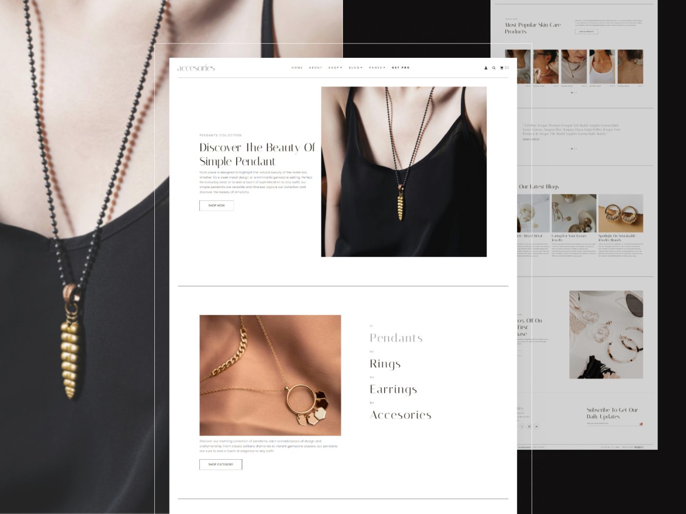 Accesories – Jewelry Shop free eCommerce Bootstrap 5 HTML CSS Website Template