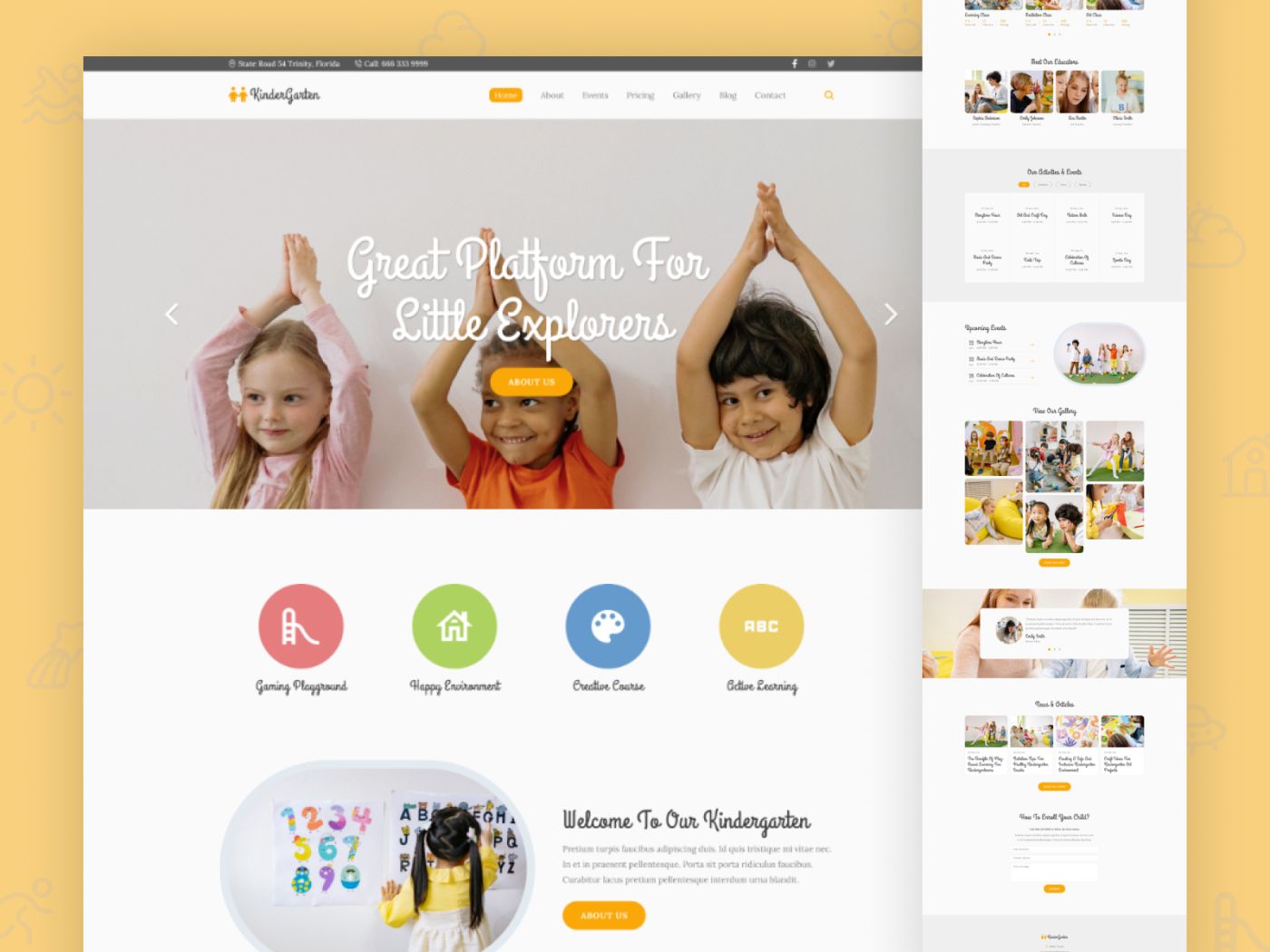 Kindergarten – Daycare and Kindergarten Bootstrap 5 HTML Website Template