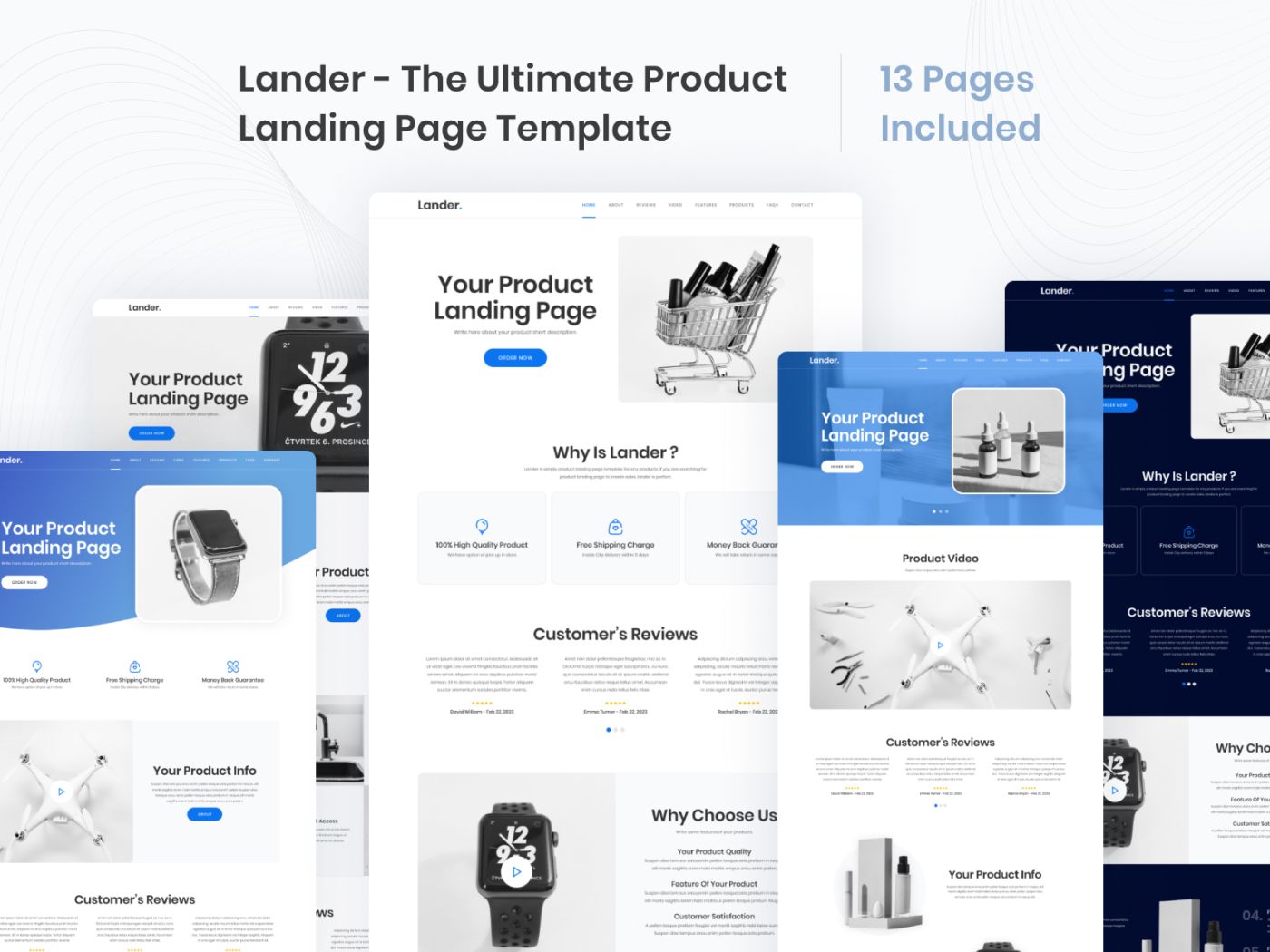 Lander – The Ultimate Product Landing Page HTML Template