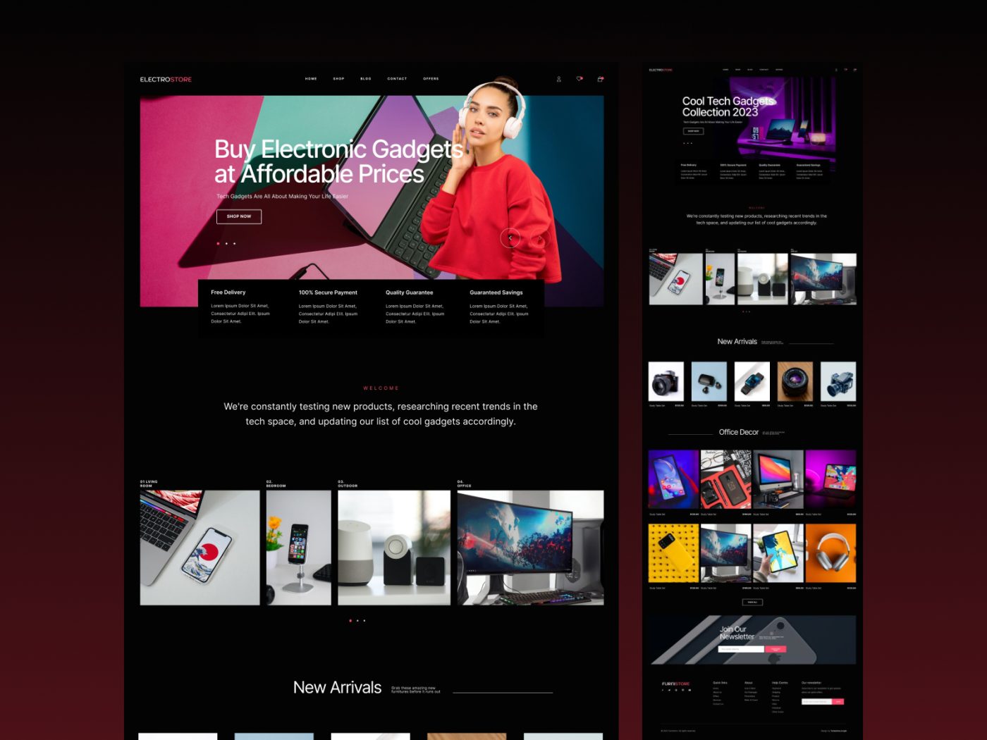 Electrostore – Free Bootstrap 5 Electronic Gadget Store HTML Template