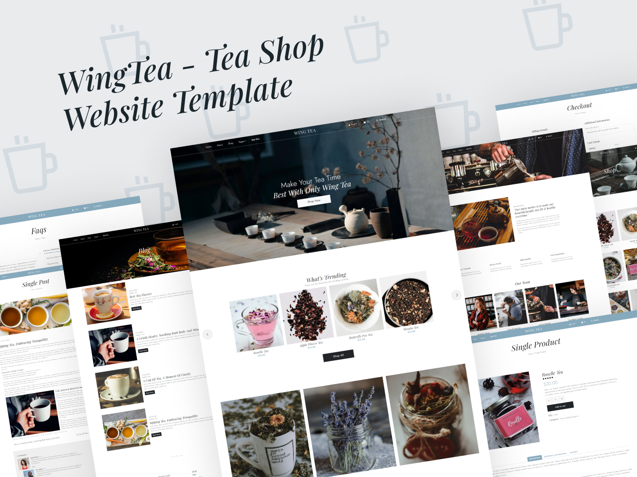 WingTea – Tea Shop Free Bootstrap 5 HTML Website Template