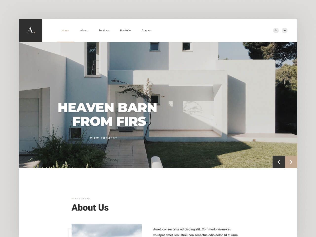 Archi – Free Architect Portfolio HTML CSS Template