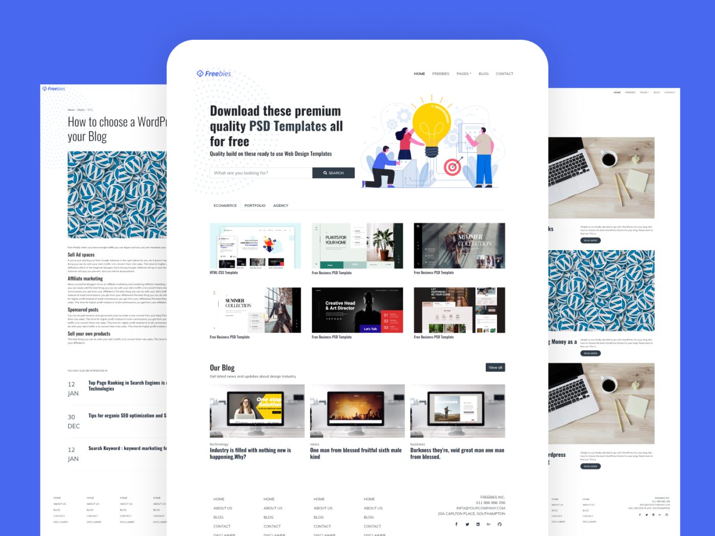 Freebies – Free Resource Sharing Bootstrap 5 HTML CSS Website Template