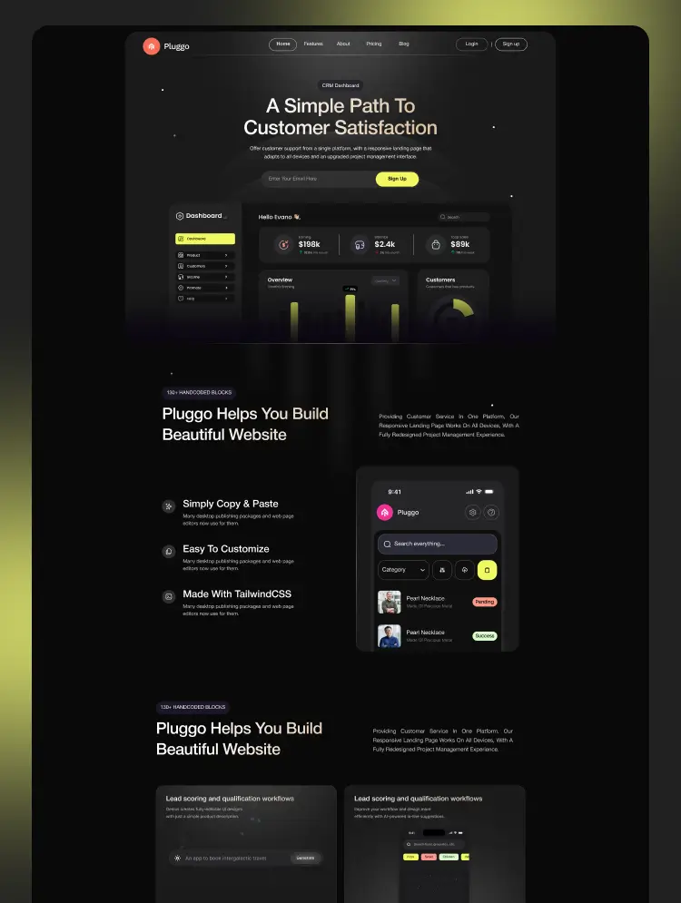 Pluggo – Webflow無料テンプレート