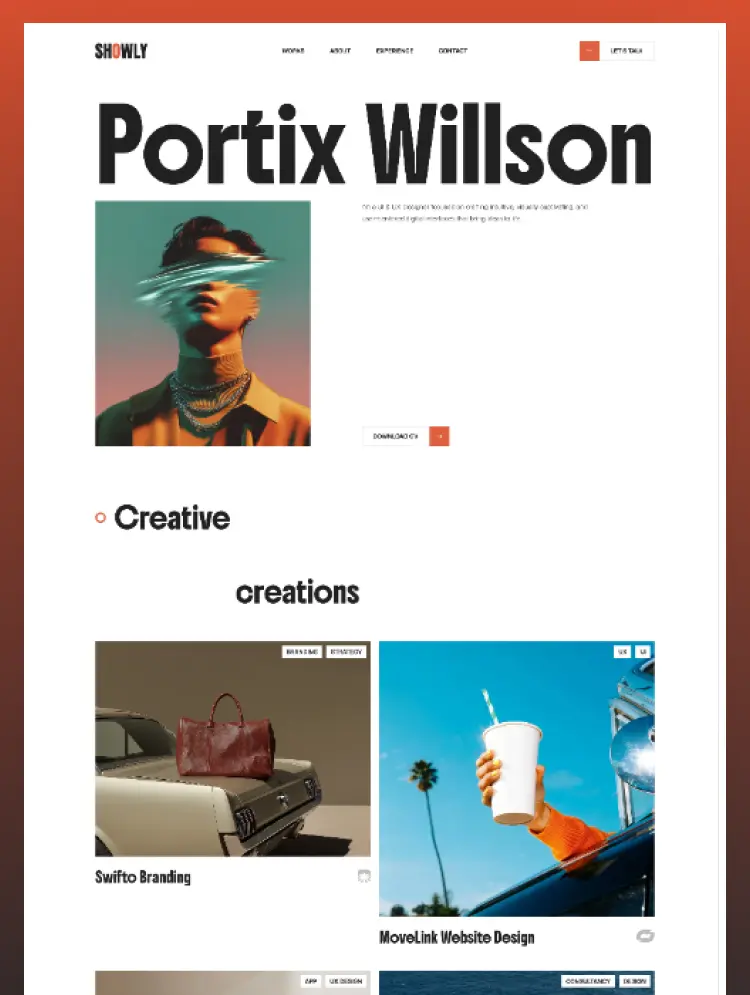 Showly – Webflow無料テンプレート