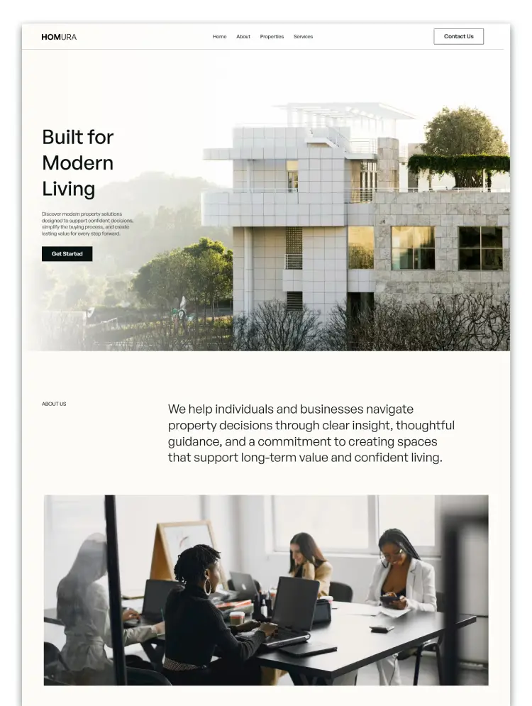 Homura – Webflow無料テンプレート