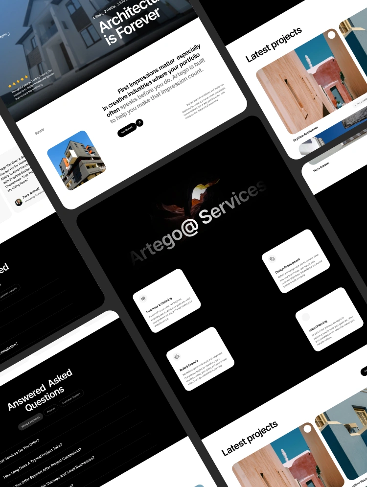 Artego – Webflow無料テンプレート