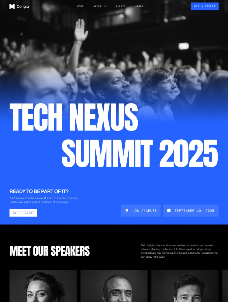 Congra – Webflow無料テンプレート