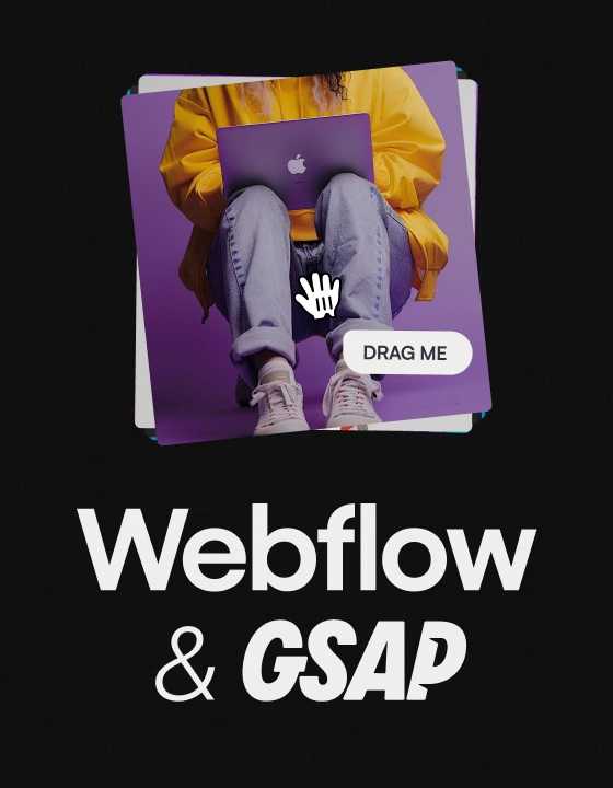 GSAP Draggable – Webflow無料テンプレート