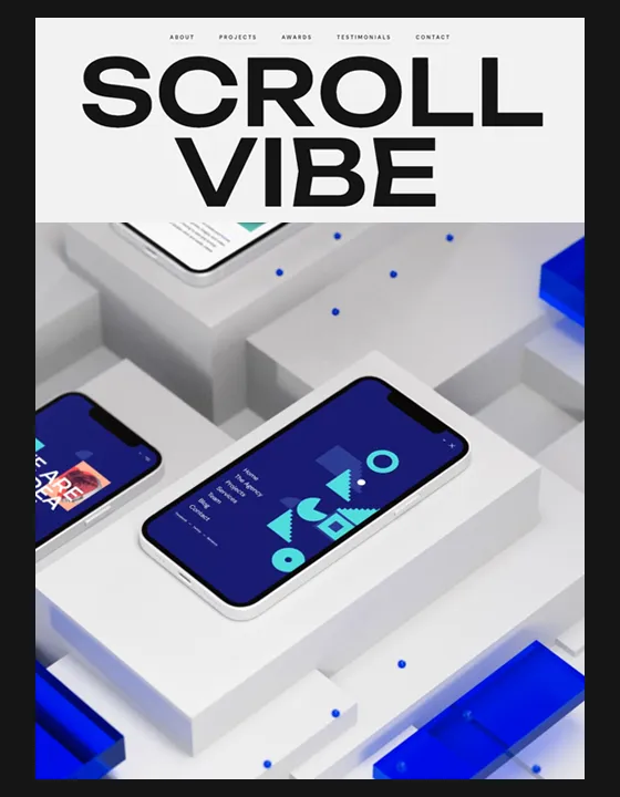 Scrollvibe – Webflow無料テンプレート