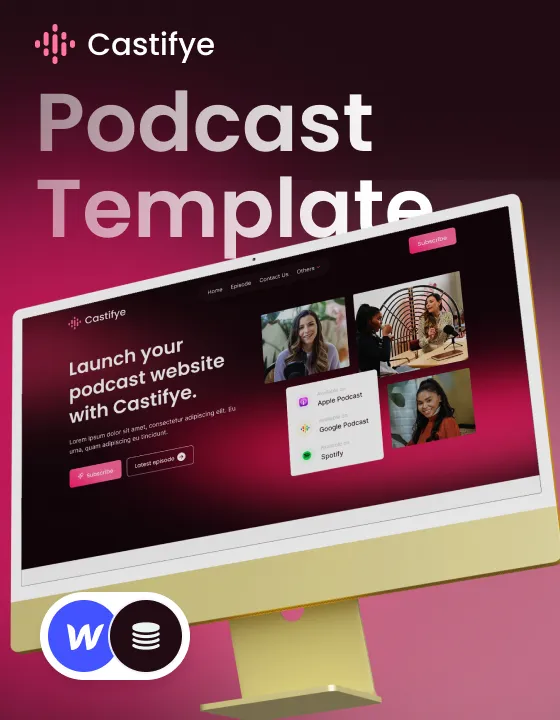 Castifye – Webflow無料テンプレート
