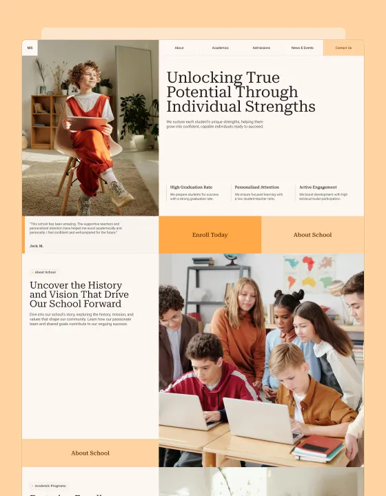 MindSpring Light – Webflow無料テンプレート