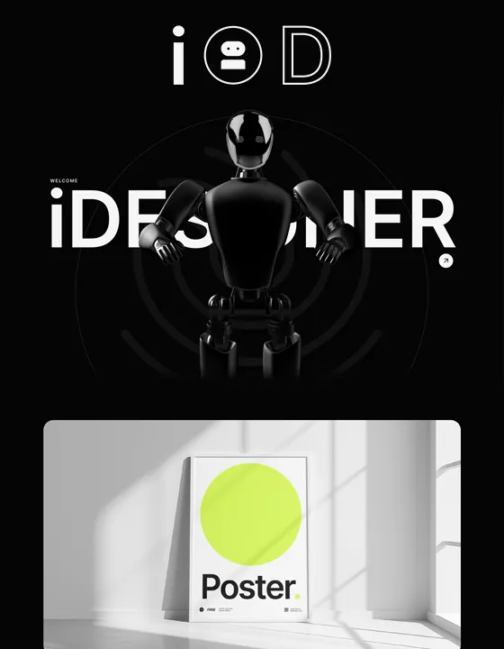 iDesigner Lite – Webflow無料テンプレート