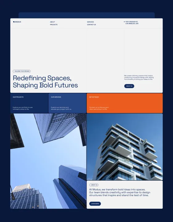 MODUS Light – Webflow無料テンプレート