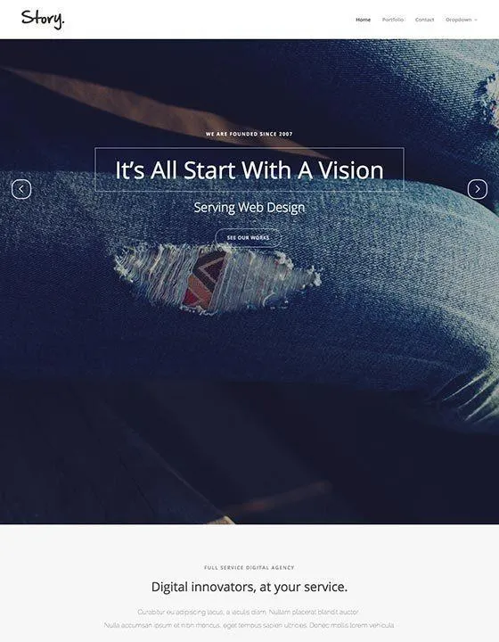 Story – Webflow無料テンプレート