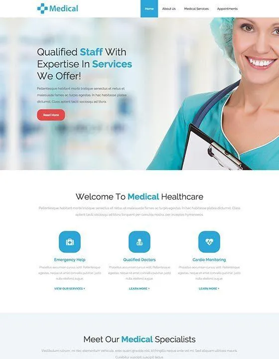 Medical – Webflow無料テンプレート