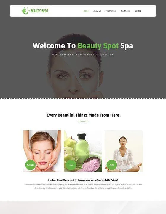 Beauty – Webflow無料テンプレート