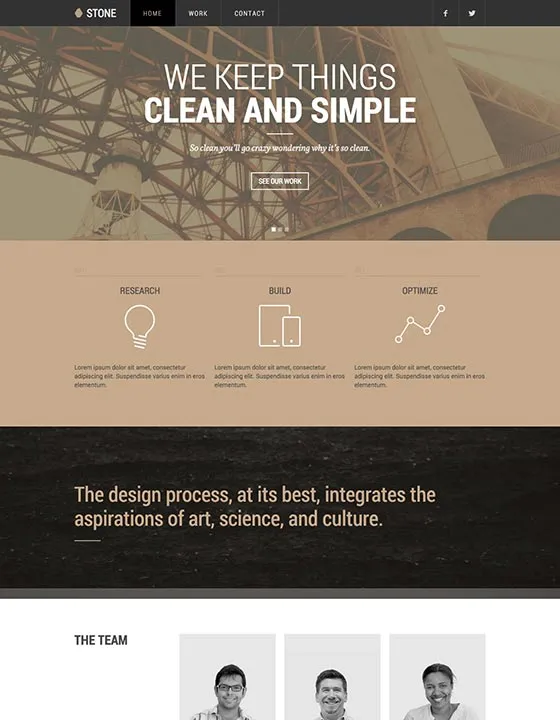 Stone – Webflow無料テンプレート