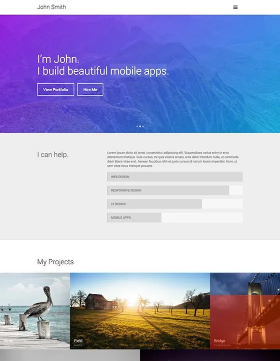 Smith – Webflow無料テンプレート