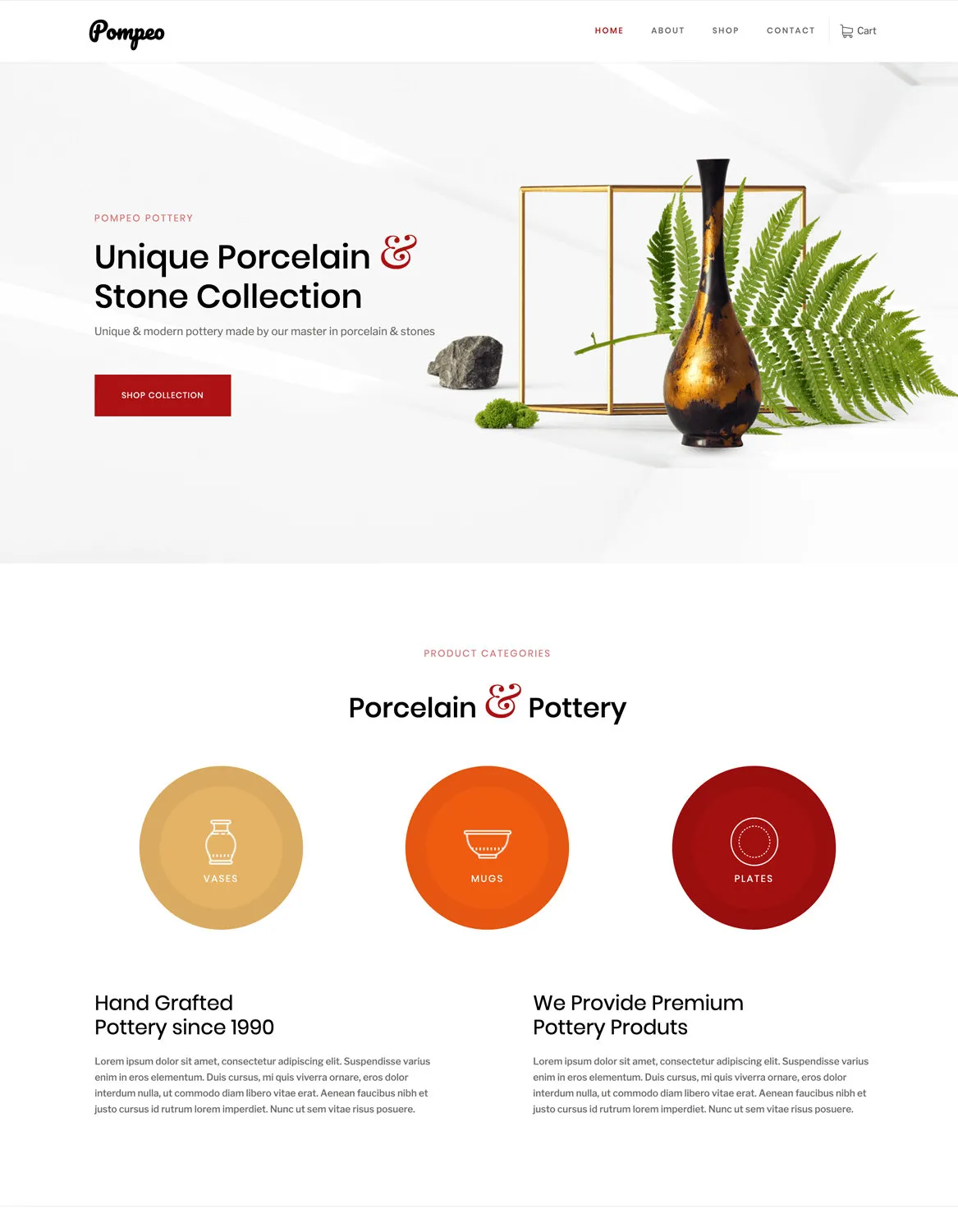 Pompeo – Webflow無料テンプレート