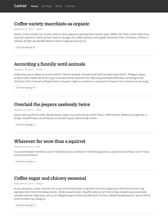Lamar – Webflow無料テンプレート